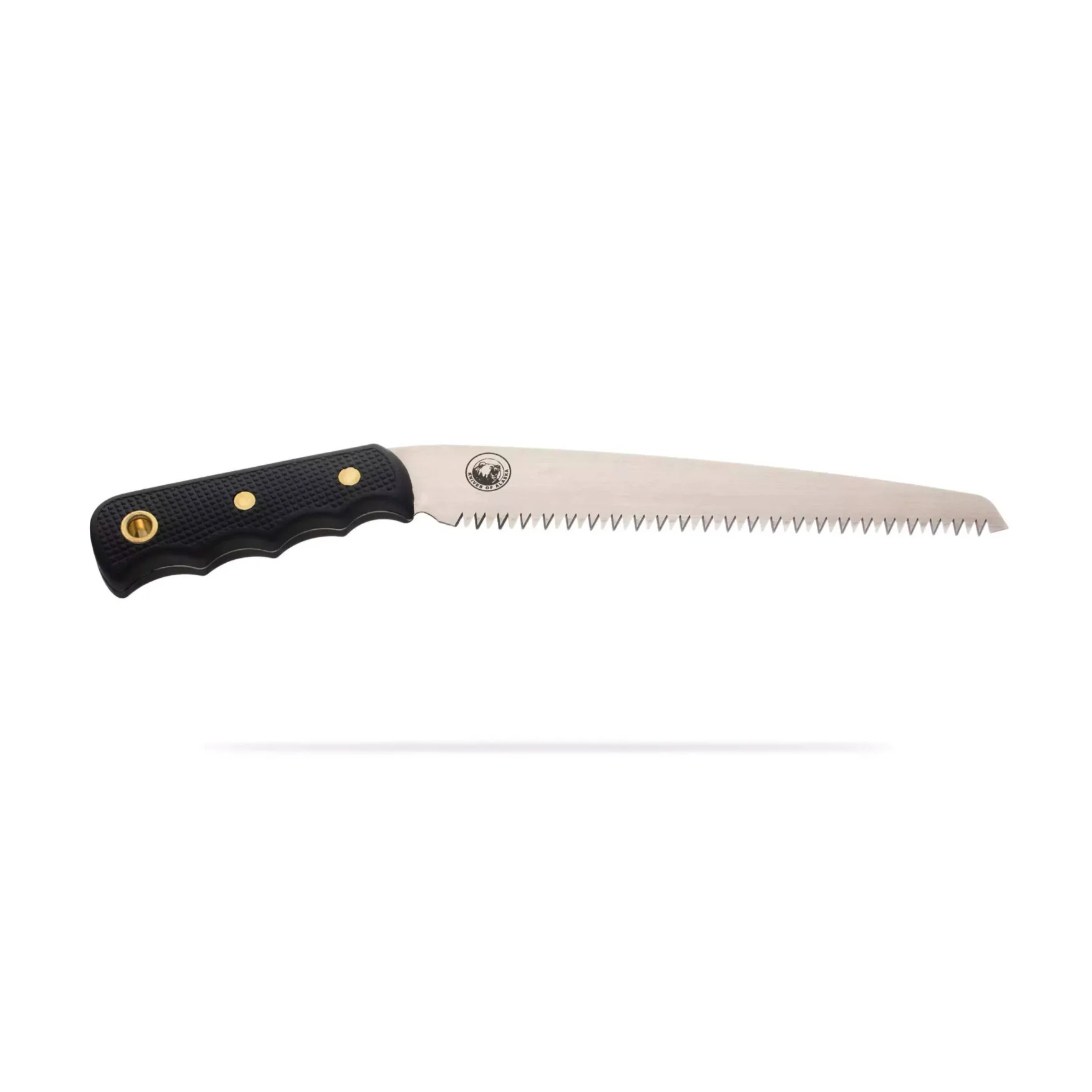 Knives of Alaska 13-Inch Wood Saw with Leather Sheath (Black) - Image 5