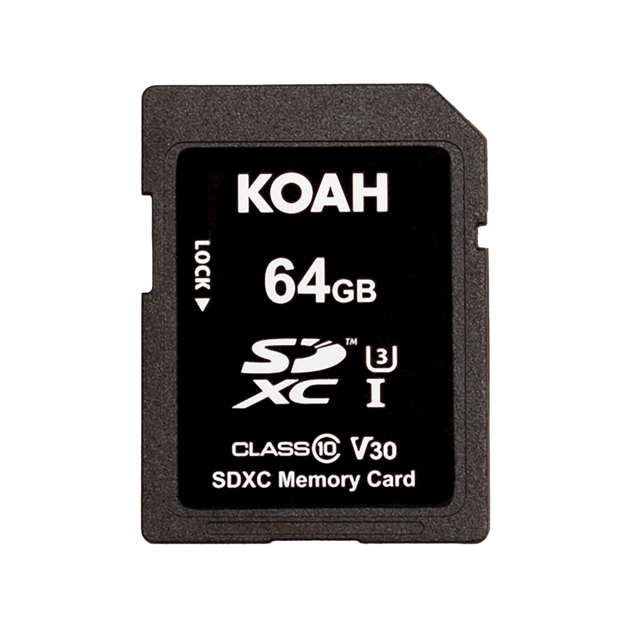 Koah Ultimate 64GB SDHC Memory Card Class10 U3 V30 UHS-I High-Speed Storage