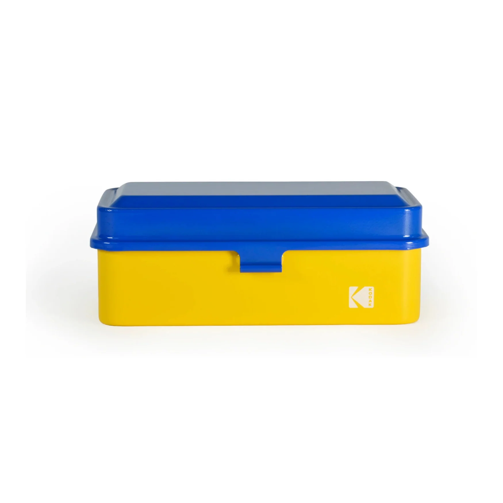 Kodak Steel 35mm and 120mm Film Roll Case (Holds 10 35mm or 8 120mm Rolls, Yellow and Blue) - Image 2