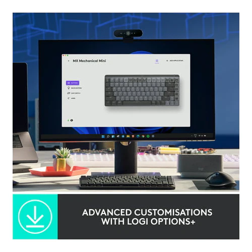 Logitech MX Mechanical Mini Linear Keyboard - Graphite - Image 5