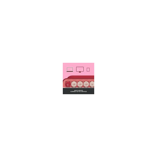 Logitech POP Keys Wireless Mechanical Keyboard with Emoji Keys Heartbreaker Rose - Image 21