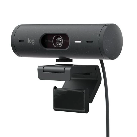 Logitech Brio 500 Full HD 1080p Webcam Bundle with 4-Port 3.0 USB Hub (Graphite) - Image 9