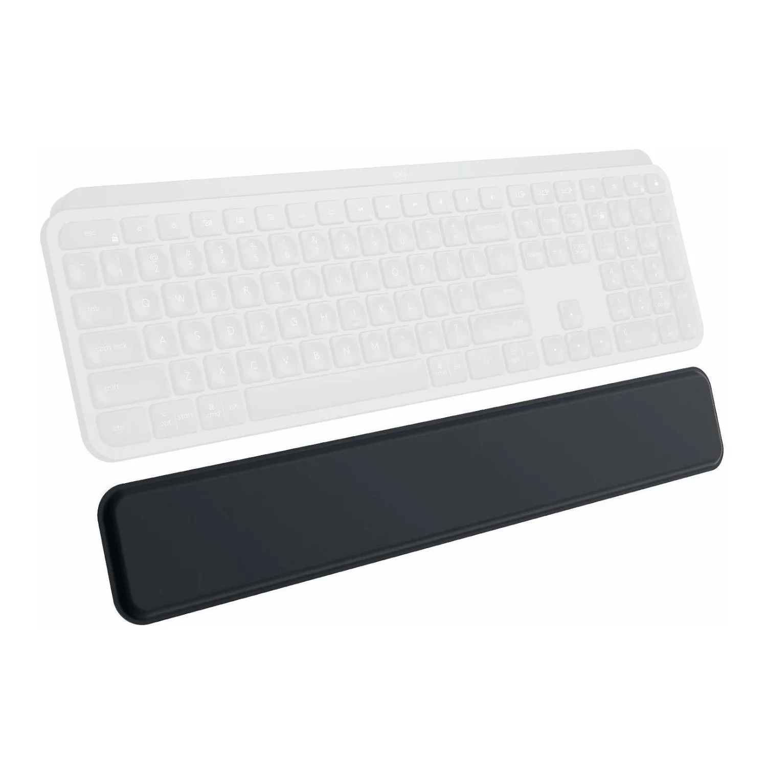 Logitech MX Keys Wireless Illuminated Keyboard (Multi-OS) with Palm Rest and Master 3 Wireless Mouse - Image 2