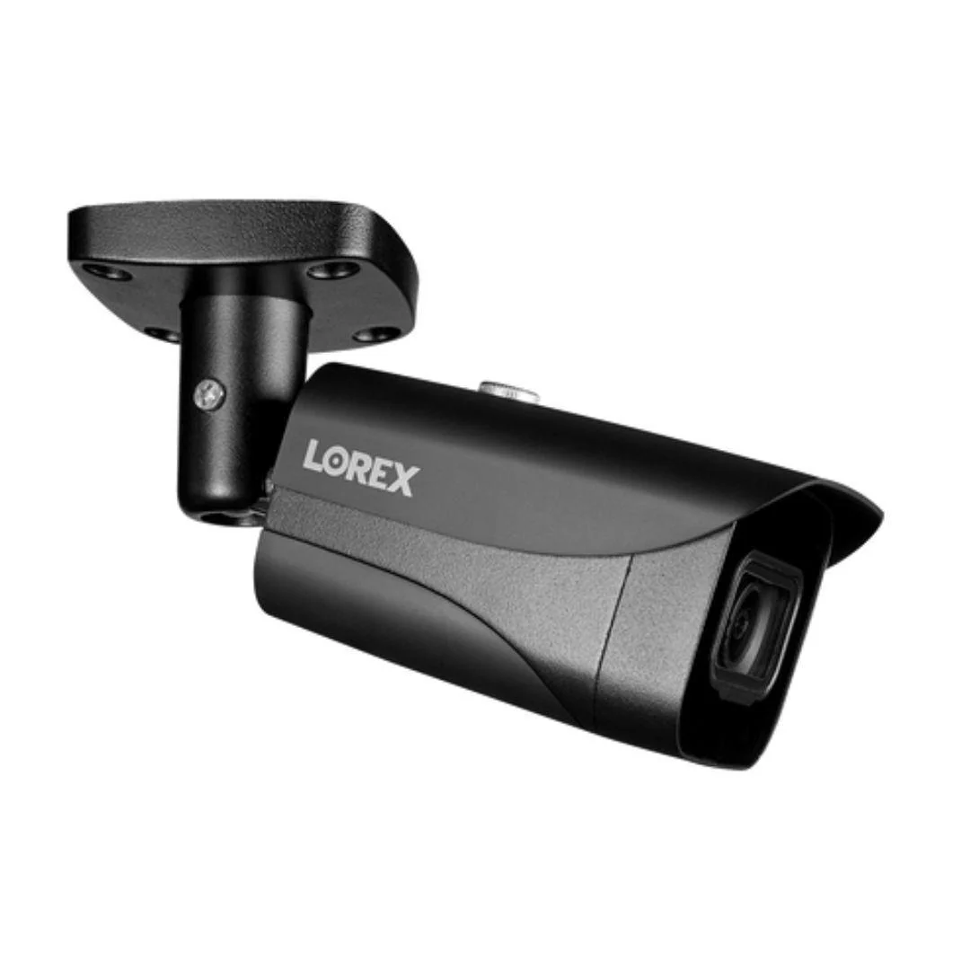 Lorex E841CAB 4K Ultra HD Outdoor Network Bullet Camera with Color Night Vision - Black, (4-Pack) - Image 4