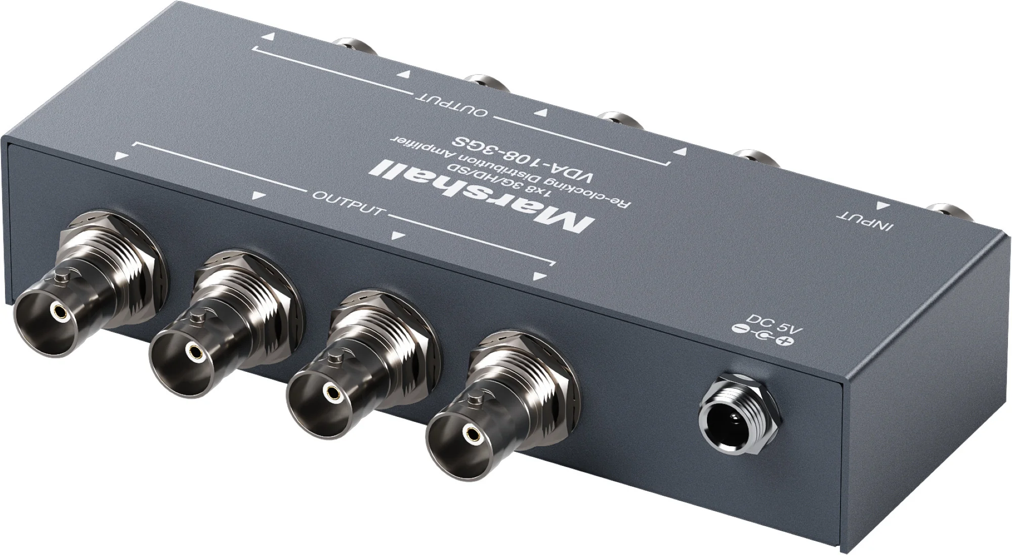 Marshall Electronics 1 x 8 3G/HD/SD-SDI Reclocking Distribution Amplifier - Image 3