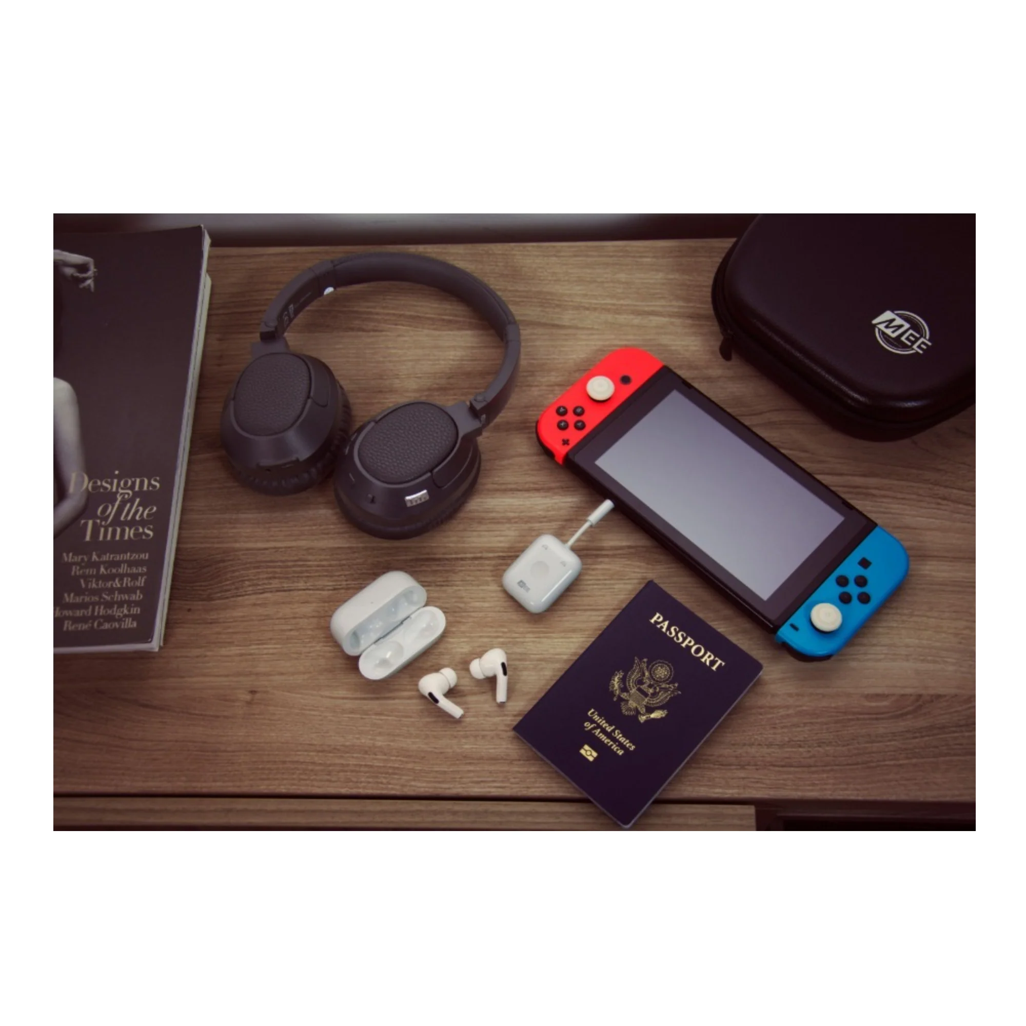 MEE Audio Connect Air In-Flight Wireless Audio Adapter for AirPods (White) - Image 5