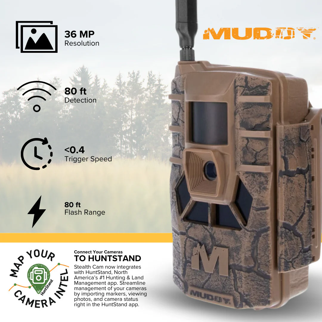 Muddy Matrix 36MP Imaging Cellular Trail Camera with On Demand Photo (Mud, 2-Pack) Bundle - Image 2