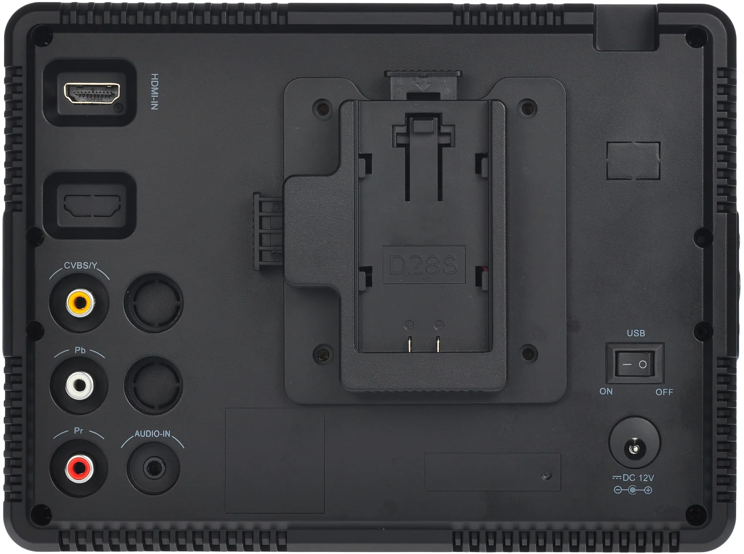 MustHD Panasonic D28S Battery Plate for On-Camera Field Monitor (Not for M703) - Image 2