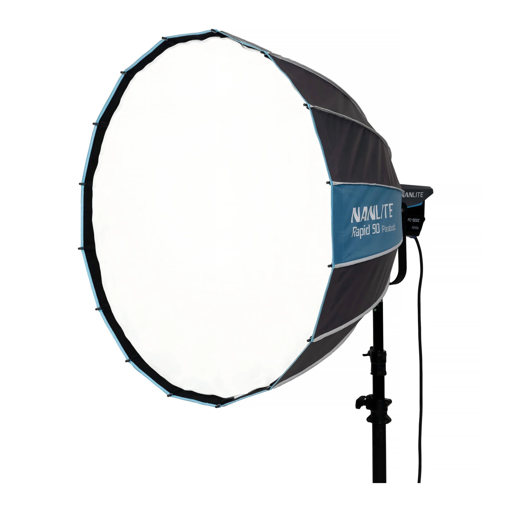 Nanlite FC300B Bi-Color LED Spotlight with Softbox and Fresnel Lens Bundle - Image 3
