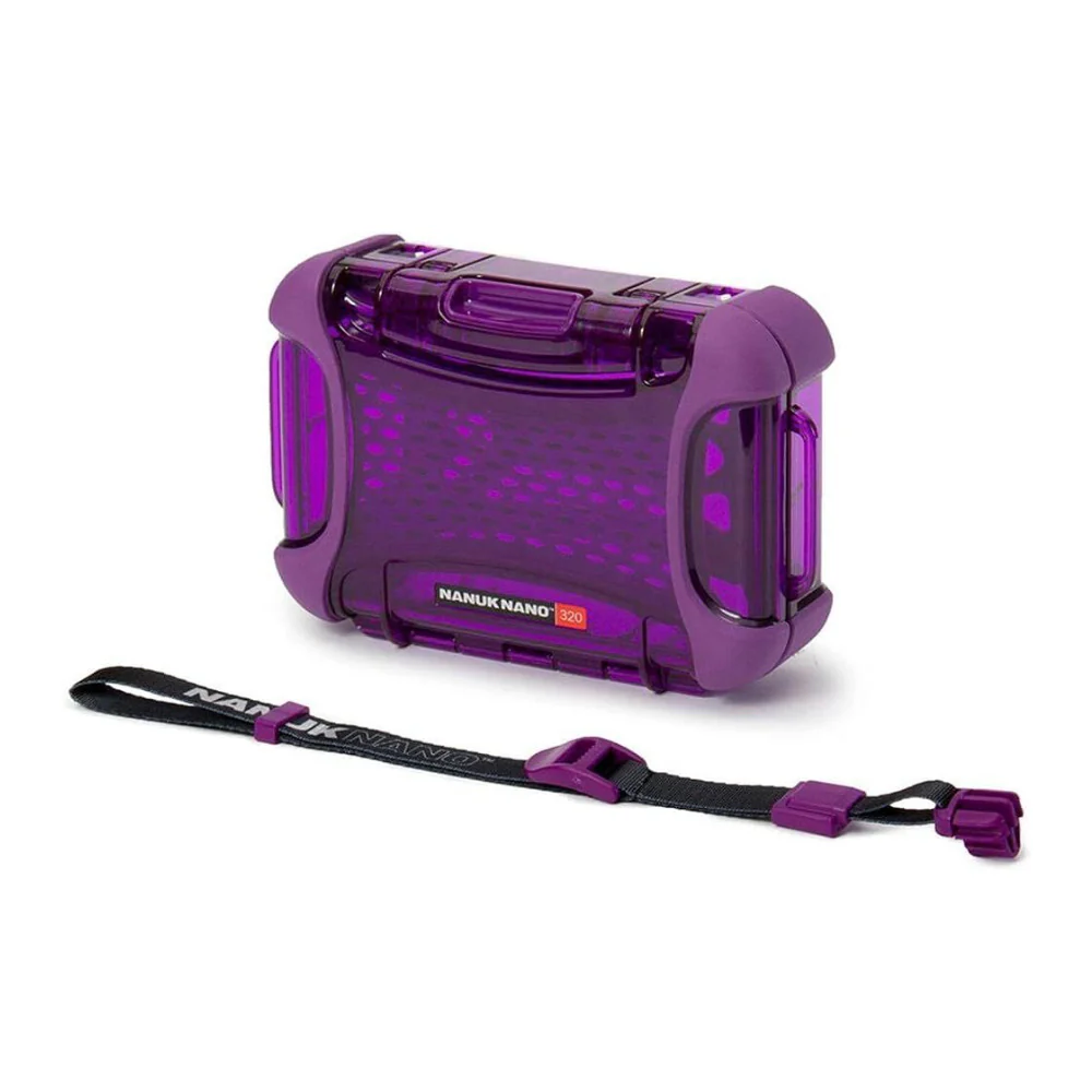 NANUK 320 Nano Series Medium Waterproof Polycarbonate Hard Case (Purple)