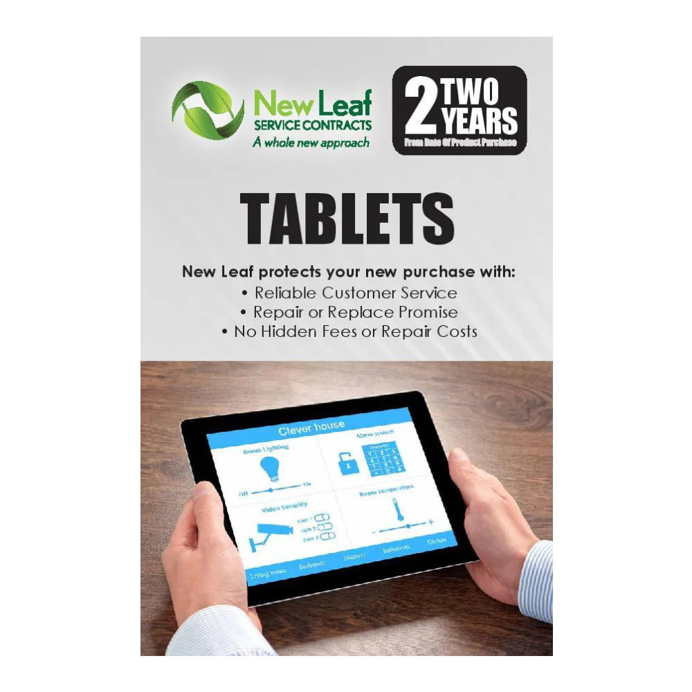 New Leaf 2-Year Internet Tablets Service Plan for Products Retailing Under $250