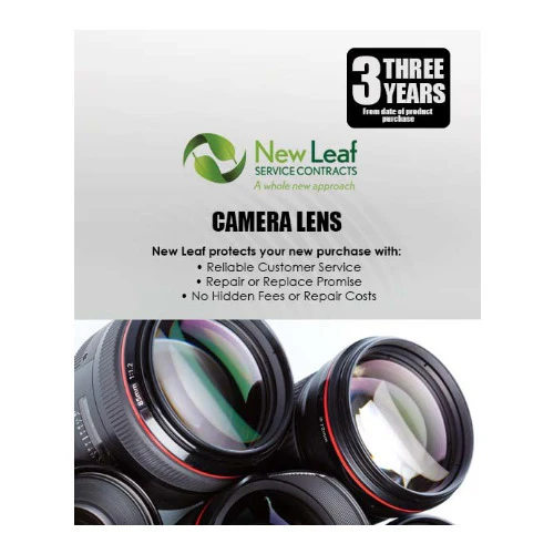 New Leaf 3-Year Camera Lens Service Plan for Products Retailing Under $1,000