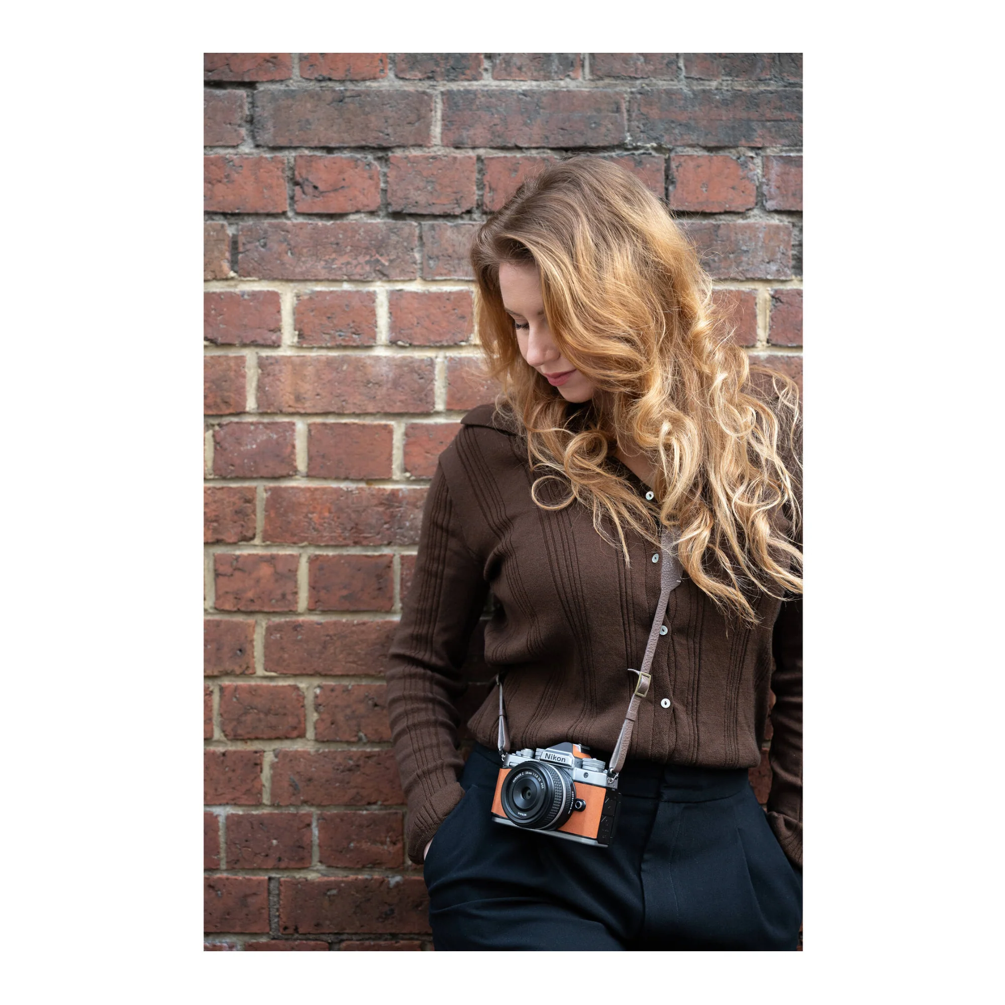 Nikon Zf Mirrorless Camera (Silver and Cognac Brown) - Image 6