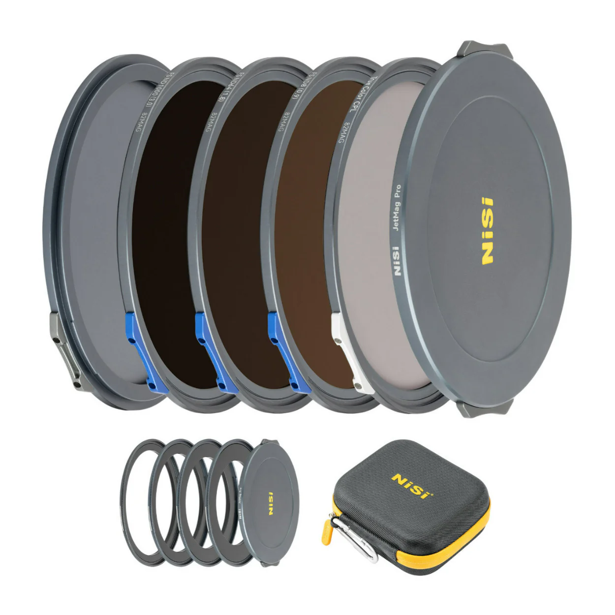 NiSi JetMag Pro 82MAG Lightweight Magnetic Filter Kit with Patented Locking Mechanism (Black Mist)