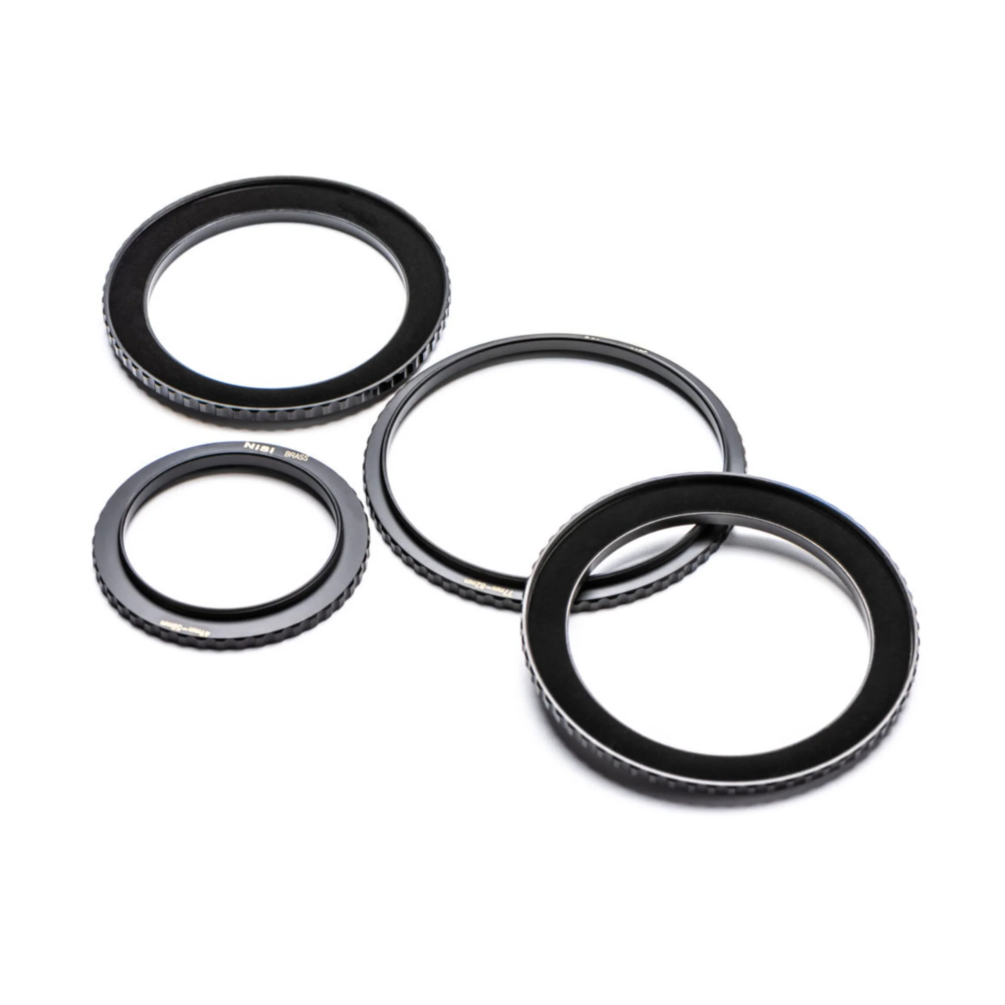 NiSi Brass Pro 77-82mm Step Up Ring, Durable Brass Alloy Frame (Matte Black)