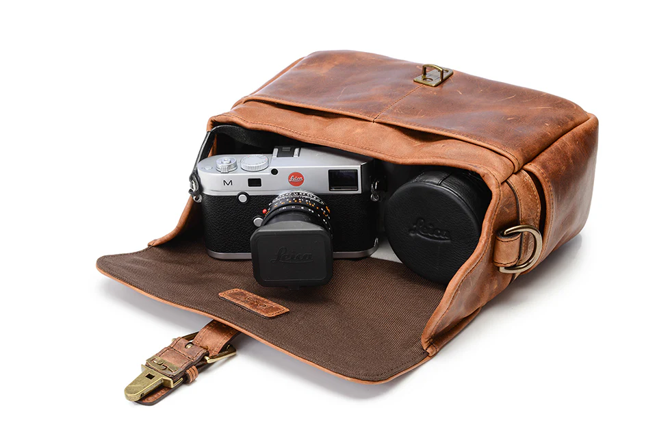 ONA Bowery Leica Camera Bag (Antique Cognac) - Image 5
