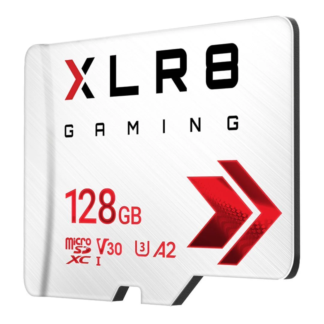 PNY XLR8 128GB Gaming A2 Class 10 U3 V30 MicroSDXC Flash Memory Card with Up To 100MB Read Speed - Image 2