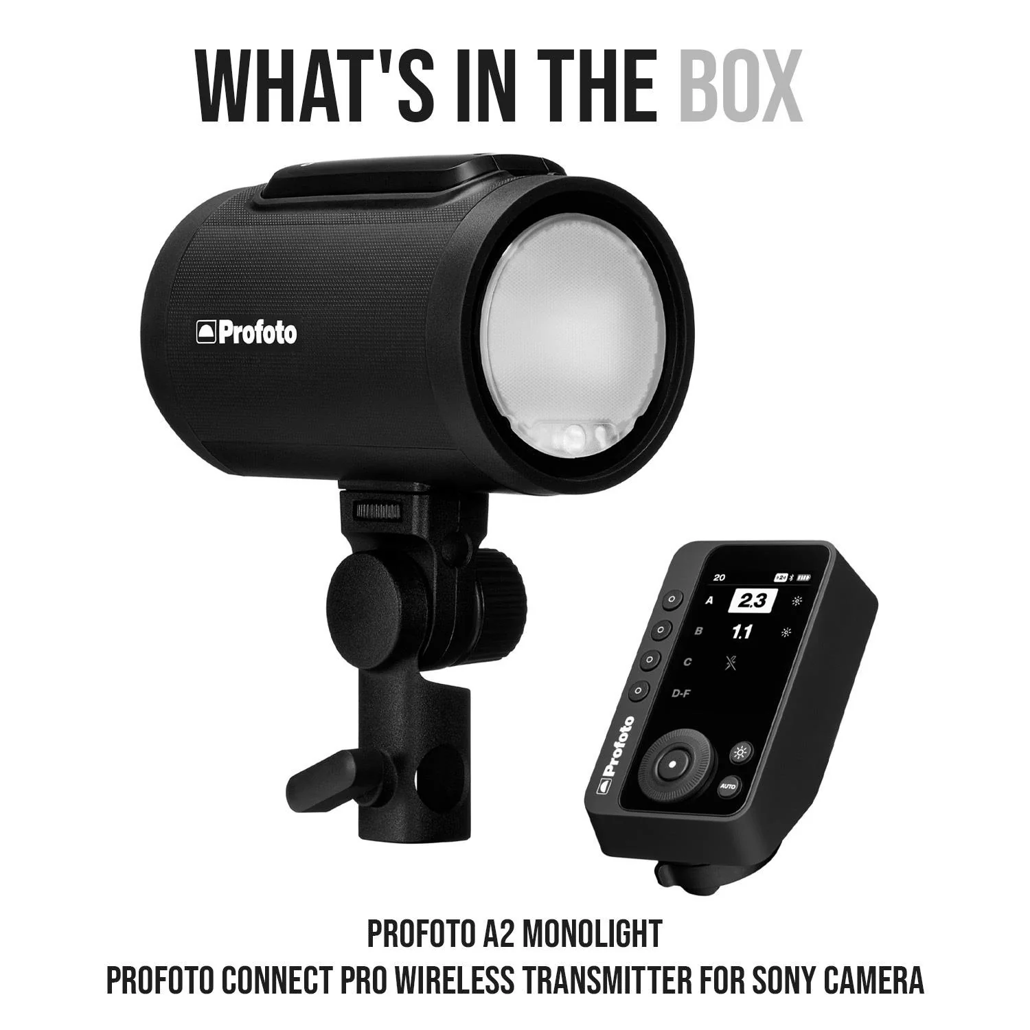 Profoto A2 Monolight and Profoto Connect Pro Wireless Transmitter for Sony Camera Bundle - Image 7