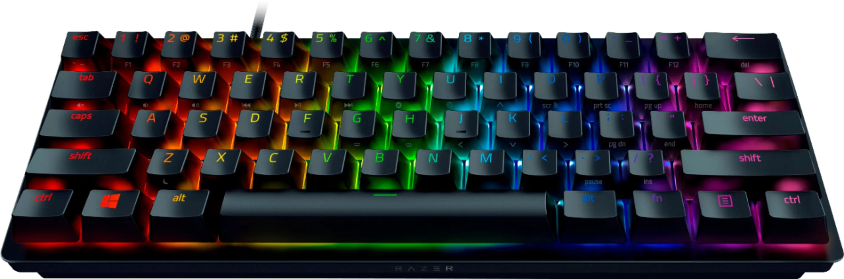 Razer Huntsman Mini Optical Gaming Keyboard, Clicky Switches, RGB Chroma Backlighting (Certified Refurbished) - Image 4