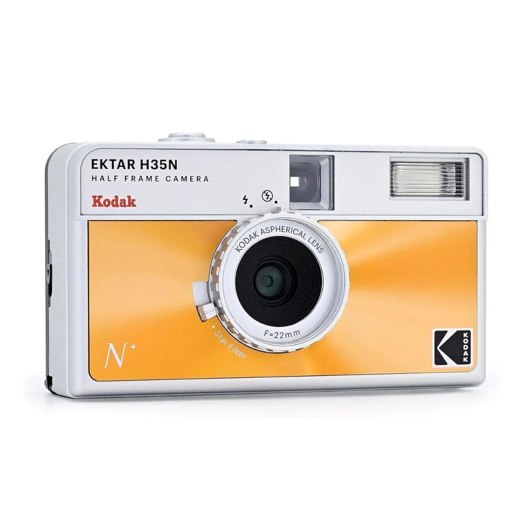 Kodak Ektar H35N 35mm Half Frame Film Camera Bundle with Ultramax 400 24 Exp Film (Glazed Orange) - Image 4
