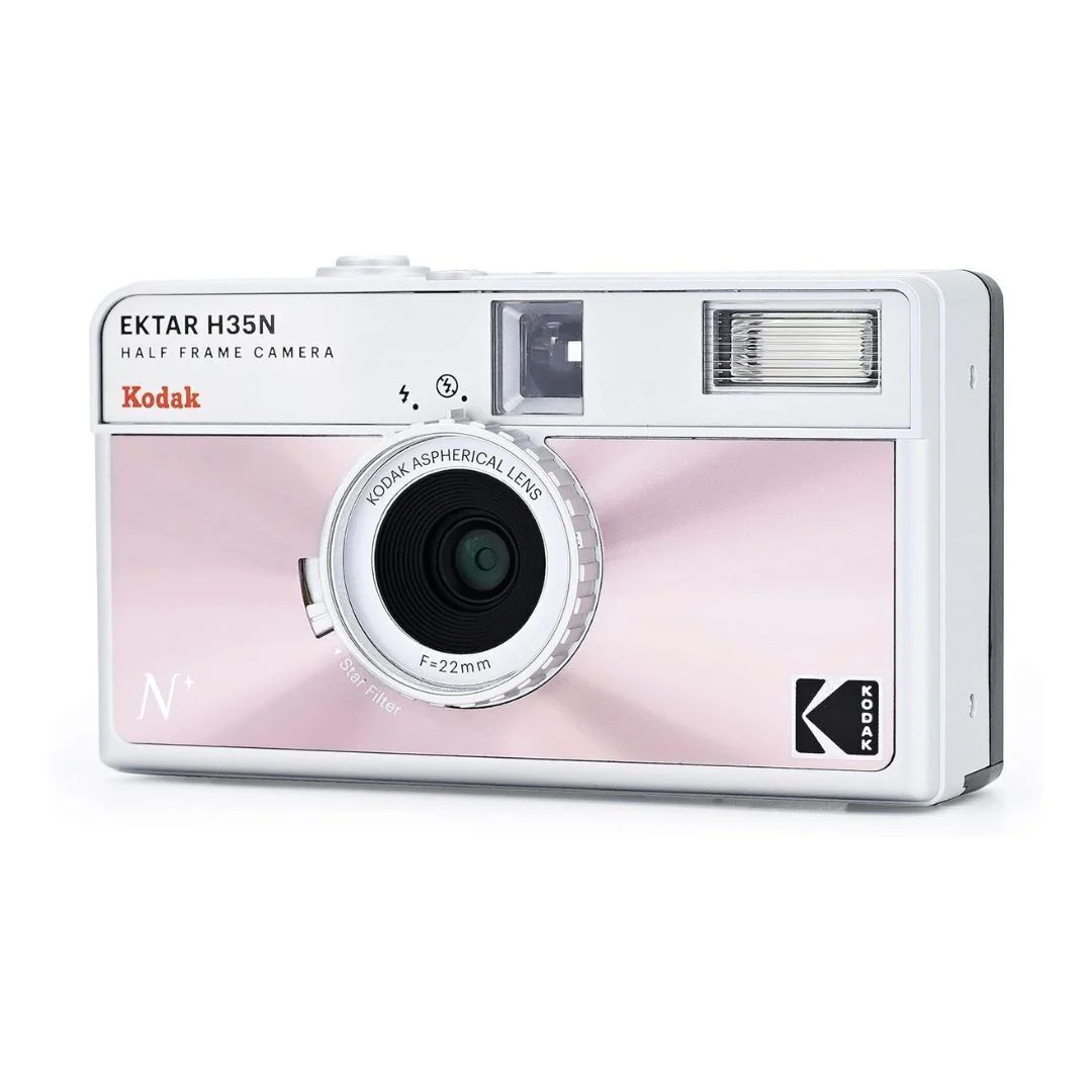 Kodak Ektar H35N 35mm Half Frame Film Camera Bundle with Ultramax 400 24 Exp Film (Glazed Pink) - Image 2