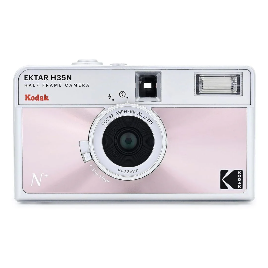 Kodak Ektar H35N 35mm Half Frame Film Camera Bundle with Ultramax 400 24 Exp Film (Glazed Pink) - Image 3