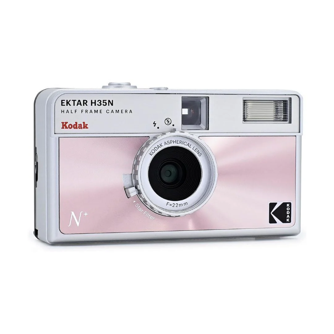 Kodak Ektar H35N 35mm Half Frame Film Camera Bundle with Ultramax 400 24 Exp Film (Glazed Pink) - Image 4