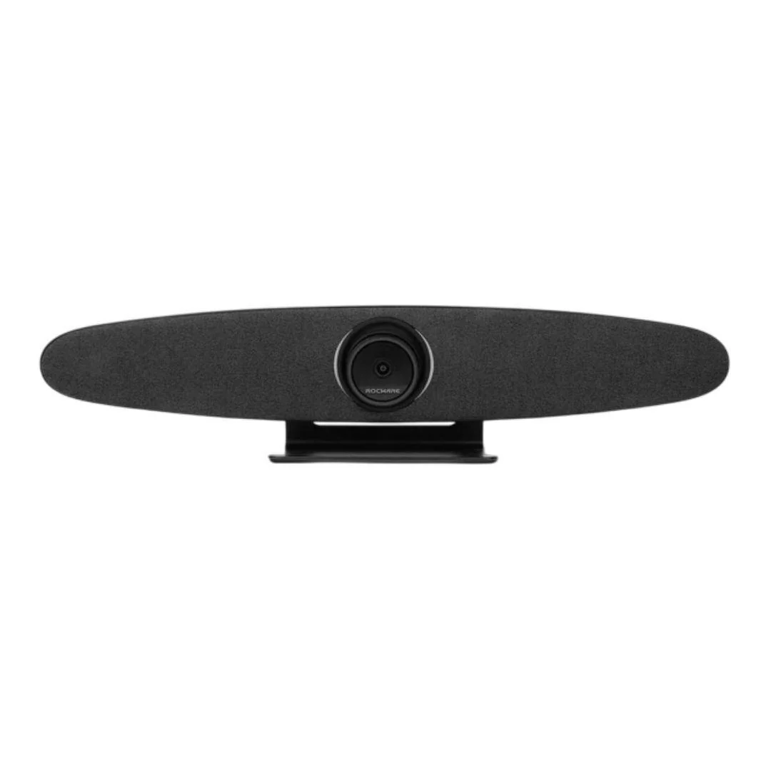 Rocware RC10 4K UHD USB Video Bar with 121-Degree Wide Field of View and Auto-Framing (Black) - Image 3