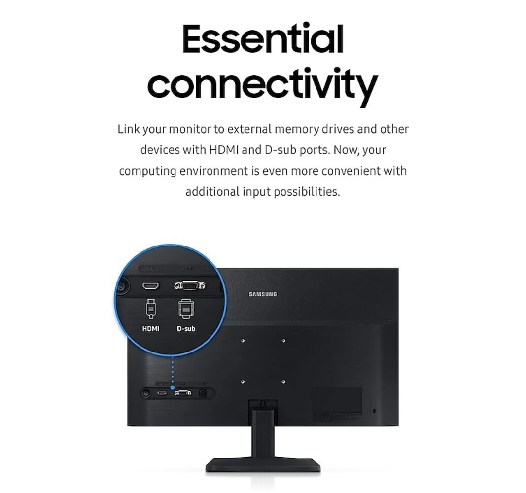Samsung S33A Series 22″ FHD Monitor (Open Box) - Image 11