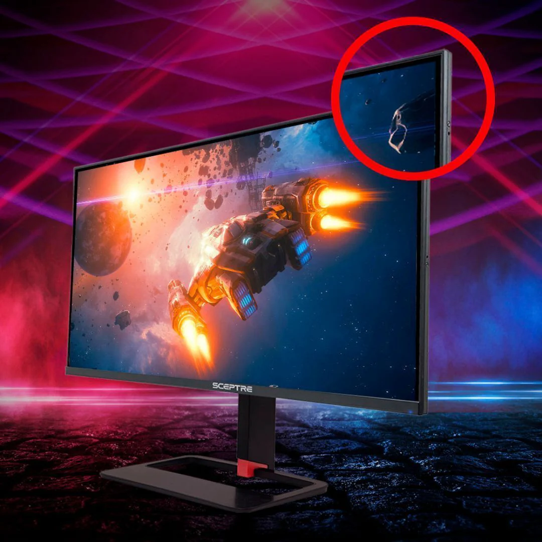 Sceptre 27-Inch 2560 x 1440 QHD LED Monitor with IPS Panel, Build-In Speakers, and 144Hz RR (Black) - Image 6