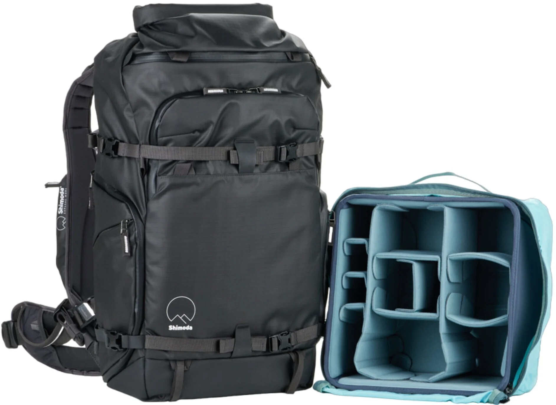 Shimoda Designs Action X40 V2 Camera Bag Starter Kit with Medium DSLR Core Unit (Black, 40L) - Image 2