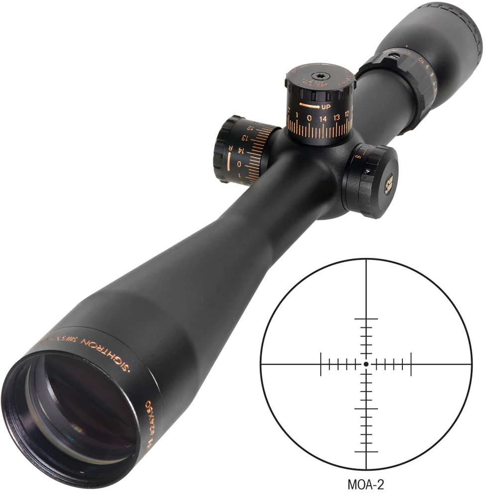 Sightron SIII SS 6-24x50 LR FFP/MOA Riflescope with Sunshade and Accessories - Image 6