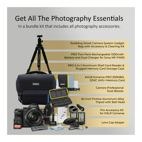 Sony Alpha a7II Mirrorless Digital Camera with 28-70mm Lens and Tripod Bundle - Image 15