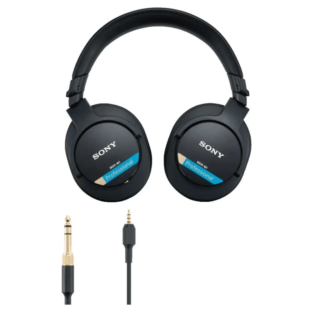 Sony MDR-M1 Professional Reference Closed Dynamic High-Fidelity Monitor Headphones (Black) - Image 4