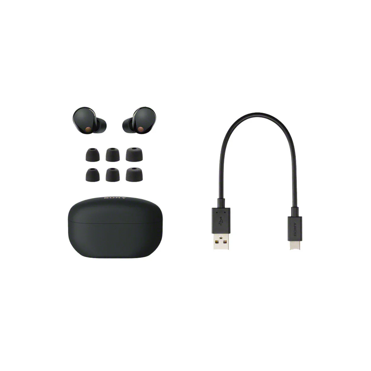 Sony WF-1000XM5 Truly Wireless Noise Canceling Earbuds (Black) with Dual Pad Wireless Charger Bundle - Image 9