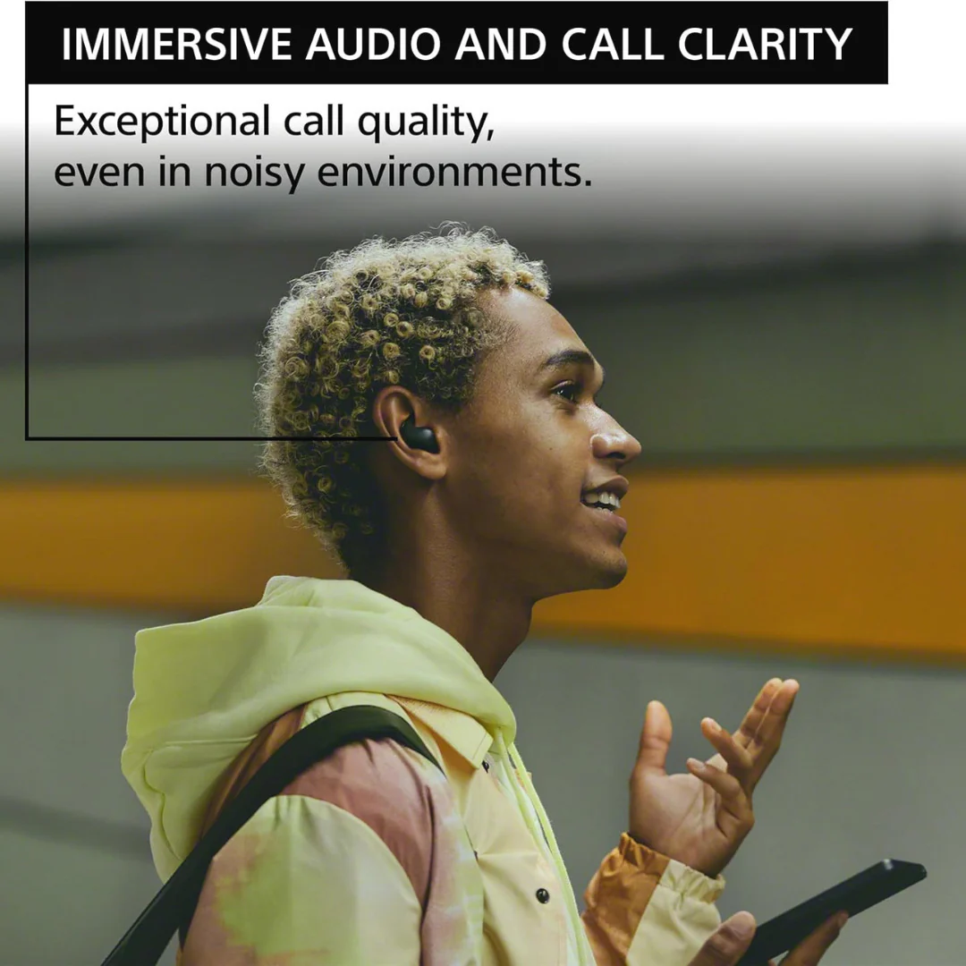 Sony LinkBuds Open True Wireless Earbud Headphones (White) and Knox Gear Earbud Case Bundle - Image 3