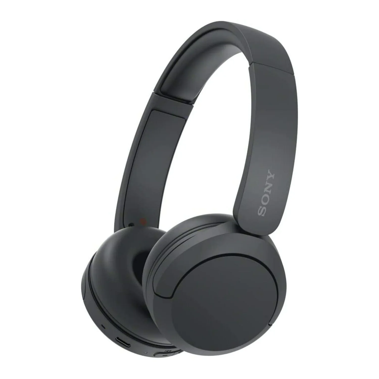 Sony WH-CH520 Wireless Bluetooth On-Ear Headset (Black) with Locator Keychain - Image 2