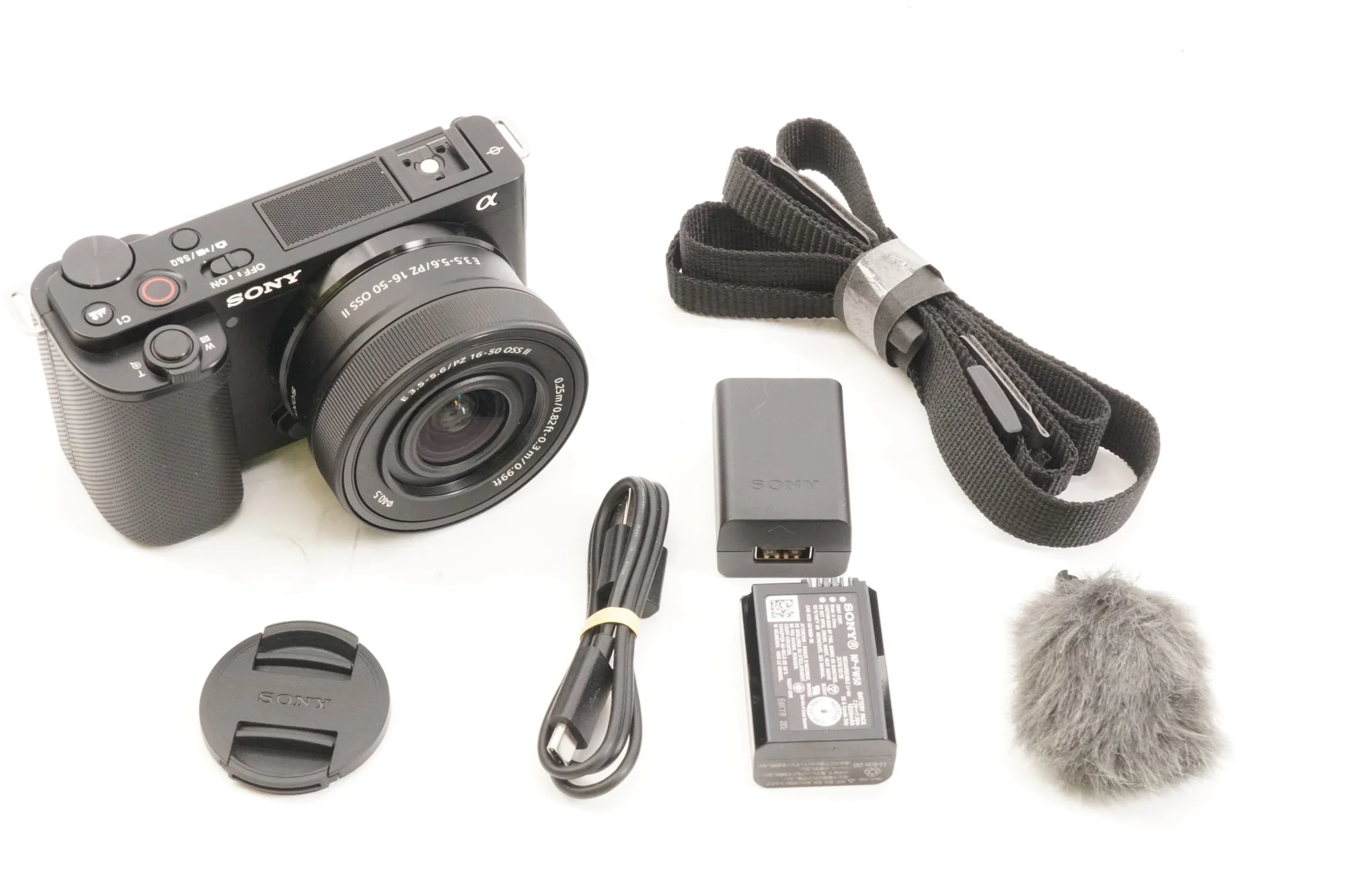 Sony ZV-E10 Mirrorless Camera with E PZ 16-50mm F3.5-5.6 OSS II Lens (Black) (Open Box) - Image 4