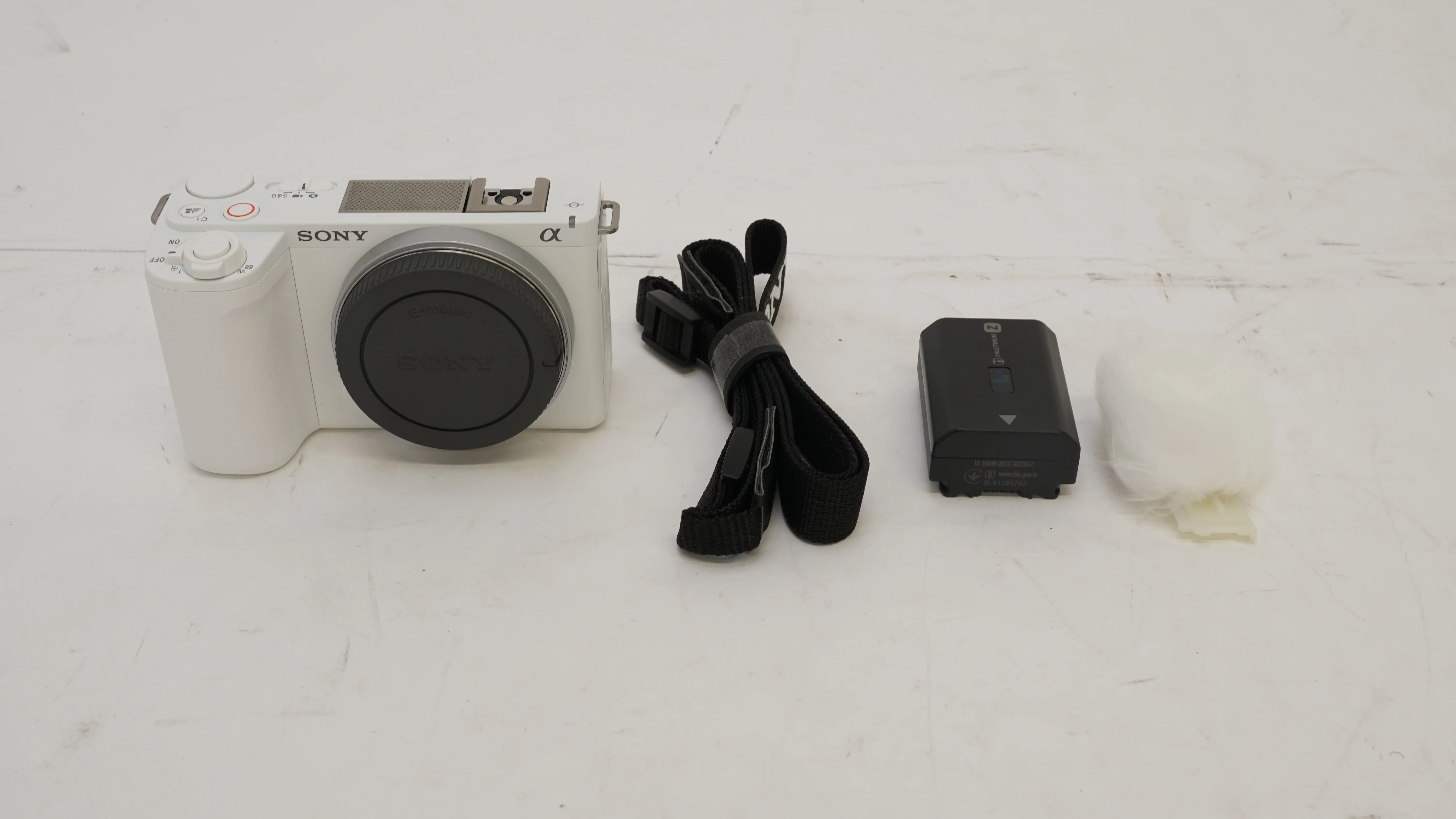 Sony Alpha ZV-E10 II APS-C Mirrorless Content Creators Camera Body (White) (Open Box)