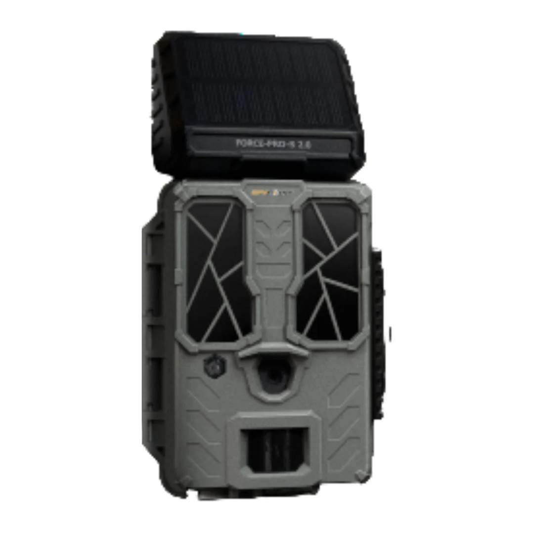 SPYPOINT FORCE-PRO-S 2.0 with Built-In Solar Panel, 4K Video Resolution, and 2.4-Inch LCD Screen