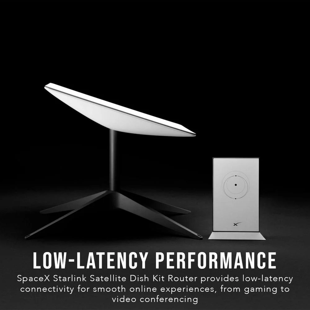 SpaceX Starlink Standard Actuated Satellite Dish Kit Router with AC Dual Band Wi-Fi System (White) - Image 3