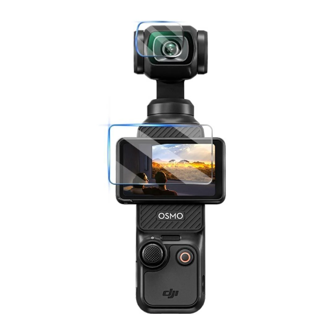 STARTRC Anti-Scratch Screen Tempered Film Glass Protector for DJI Osmo Pocket 3 Camera Lens (2-Pack) - Image 2