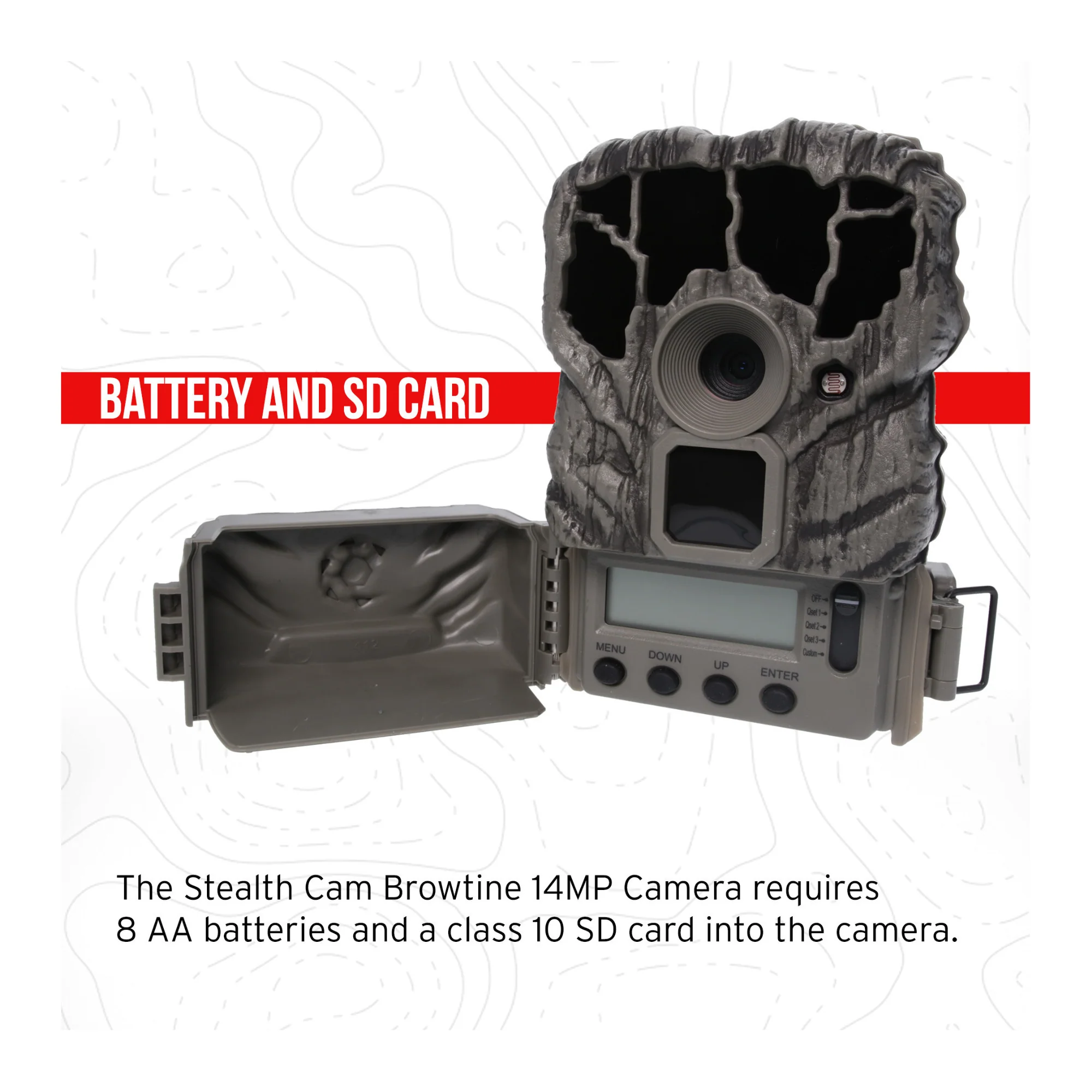 Stealth Cam Browtine 14MP Camera with Trail Camera Bundle (4-Pack) - Image 9