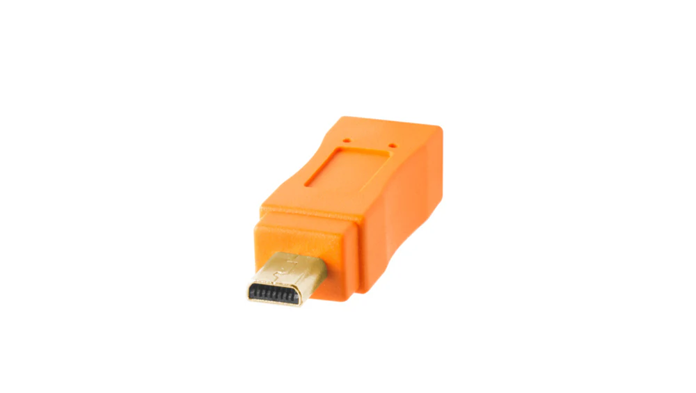 Tether Tools TetherPro USB 2.0 to Mini-B 5-Pin (15-Feet/Orange) - Image 2