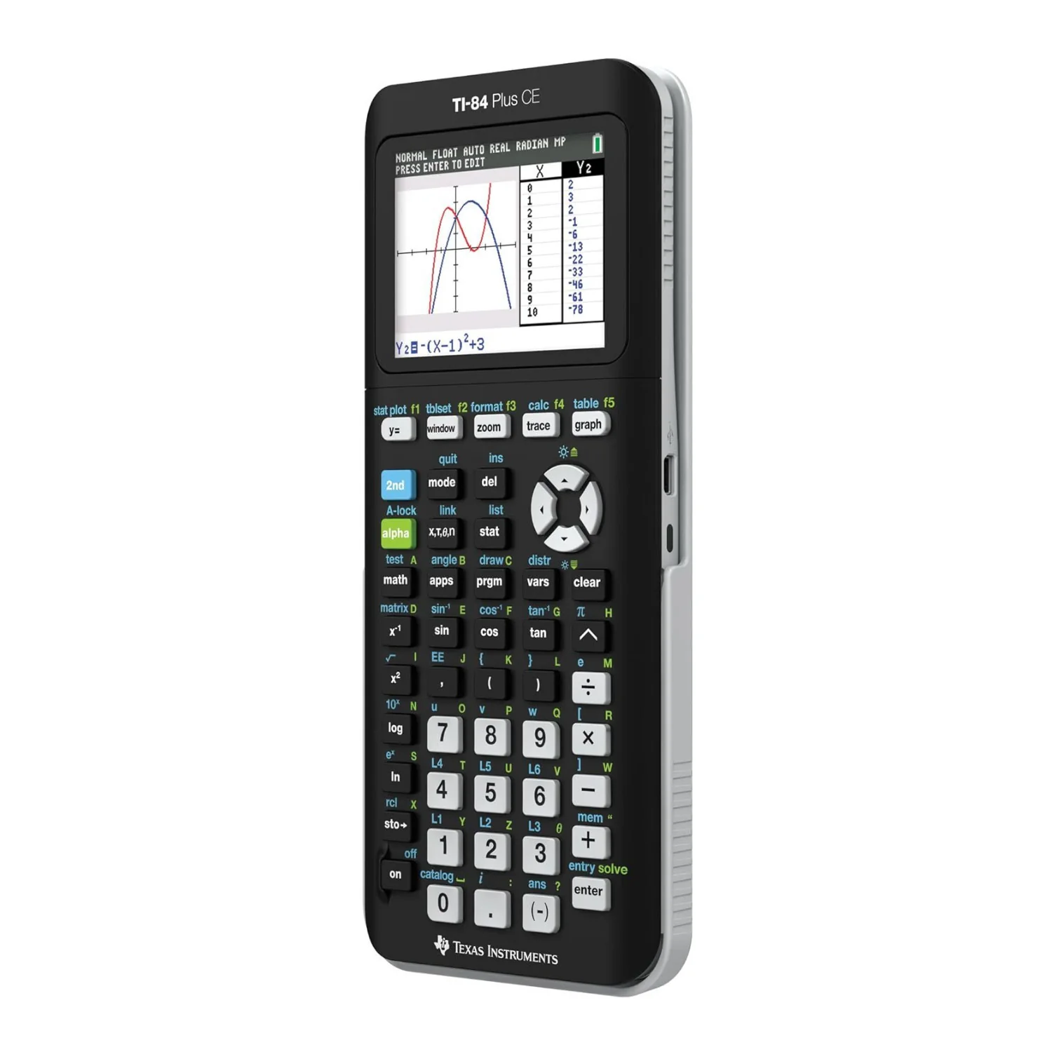 Texas Instruments TI-84 Plus CE Graphing Calculator (Black) - Image 2