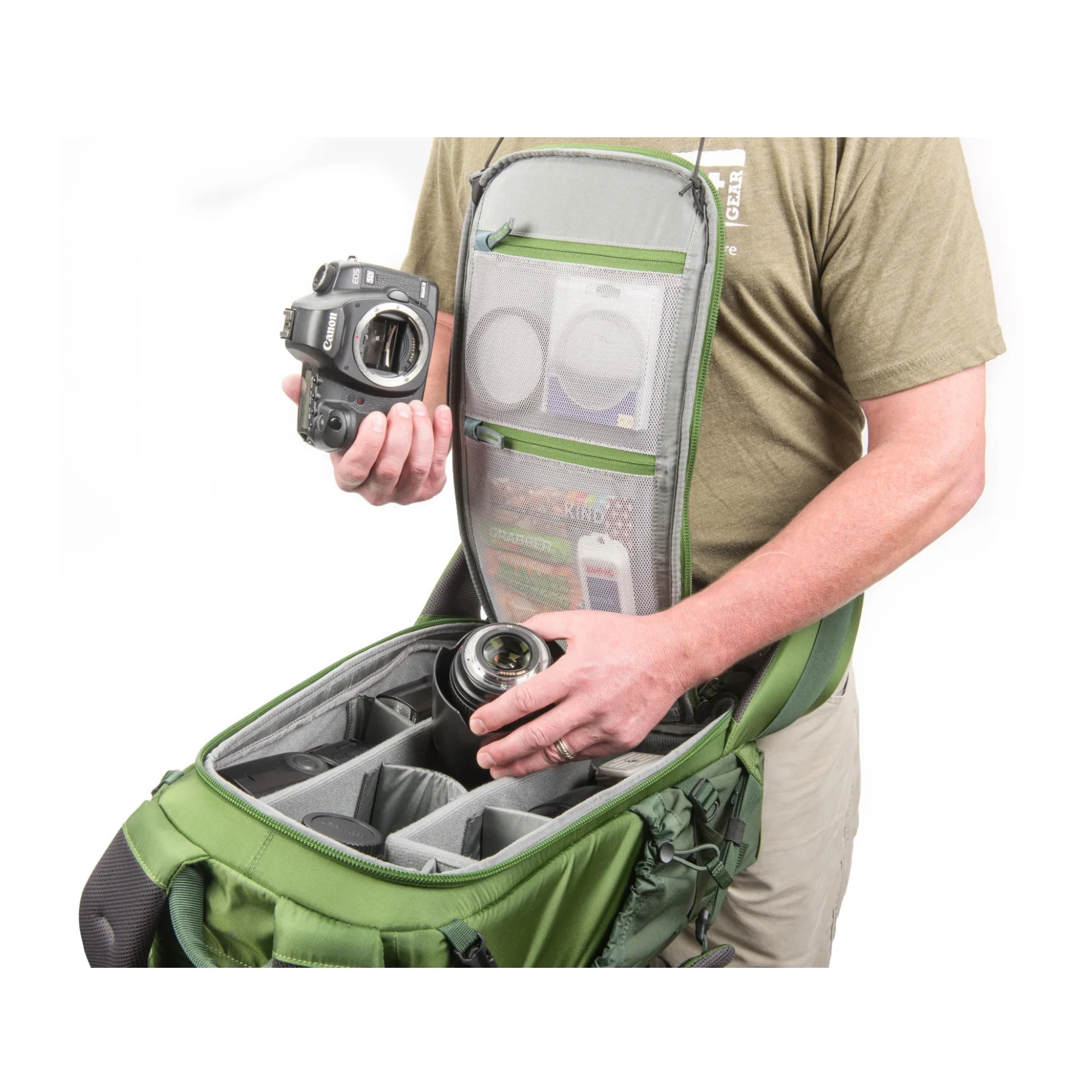 Think Tank Photo MindShift Gear BackLight 26L Backpack (Woodland Green) - Image 5