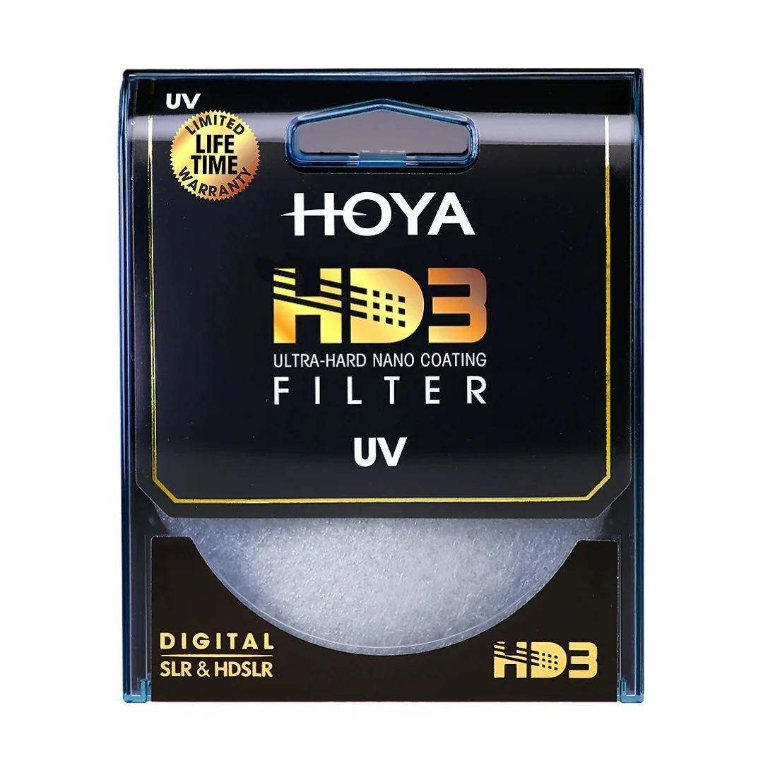 Hoya HD3 UV 55mm Low Profile Lens Protector Filter with Stain Resistant Top Coat - Image 2