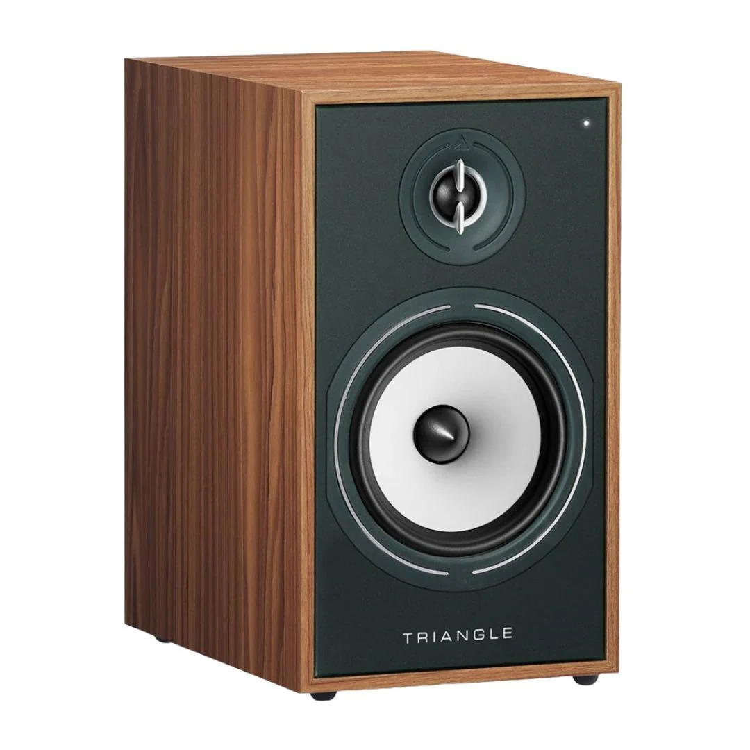 Triangle Borea Active BR03 BT Wireless Bluetooth Bookshelf Speaker (Oak Green) - Image 3