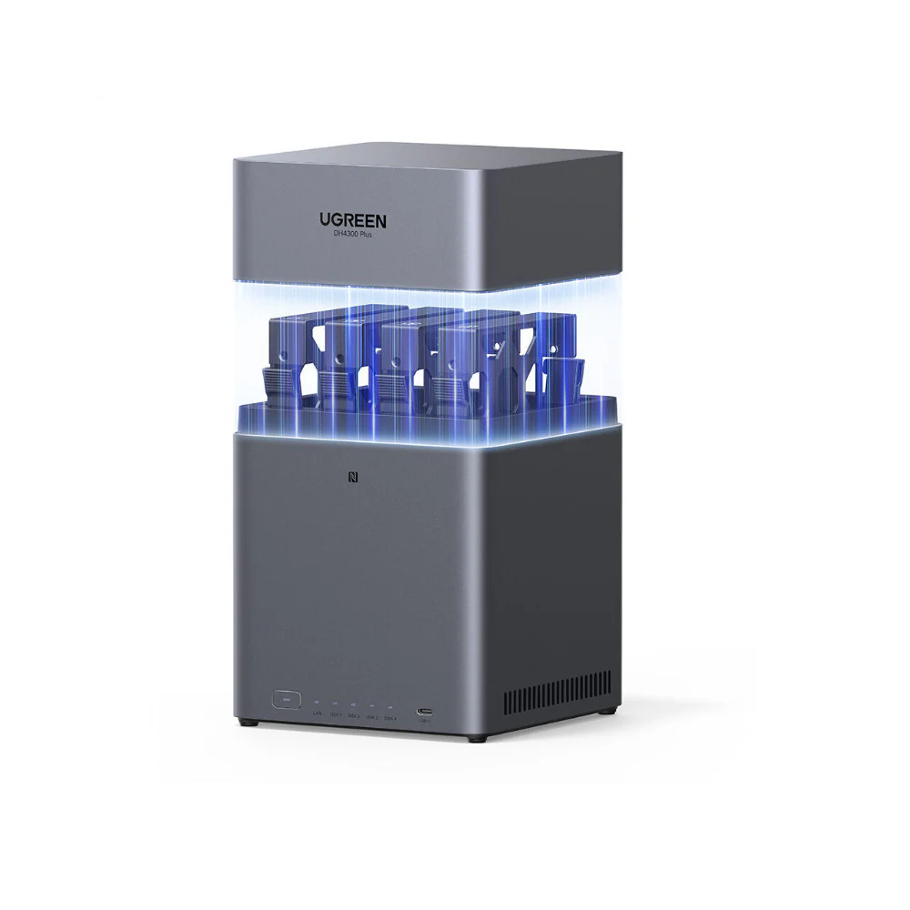 UGREEN DH4300 Plus 4-Bay NAS Enclosure with 2.5GbE, RAID Support and HDMI - Image 4