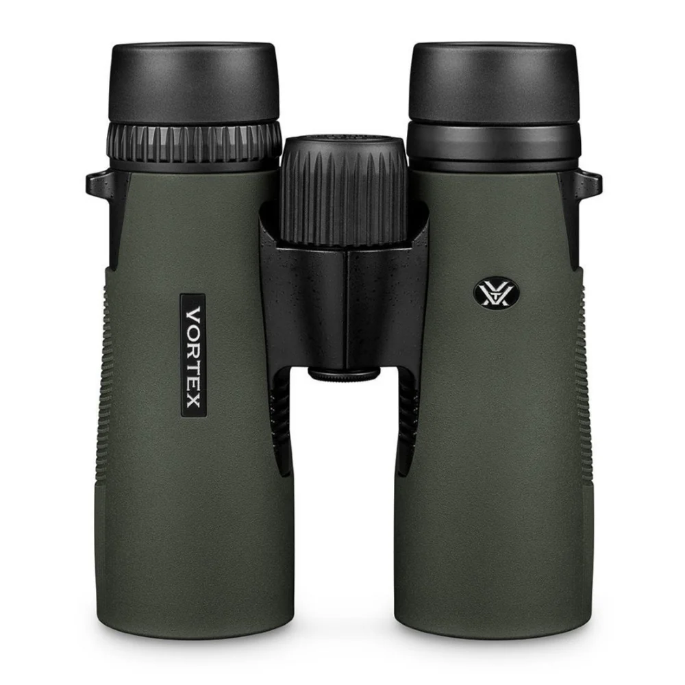 Vortex 10x42 Diamondback HD Roof Prism Binoculars with Harness Case, Cap and Floating Strap Bundle - Image 2